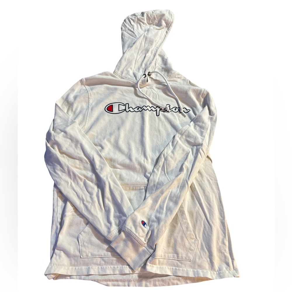 Champion White Hoodie
